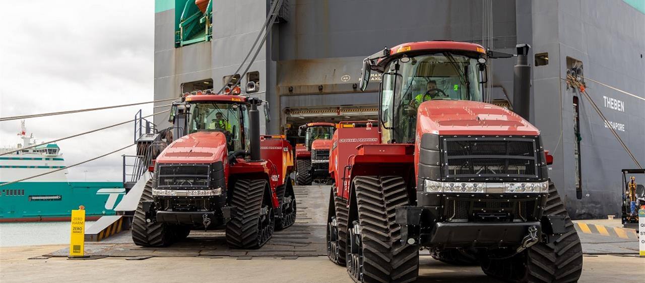 Antarctic-bound tractors prepared for final leg of epic journey